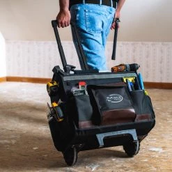 DEAD ON TOOLS 18 in. Rolling Tool Tote with Extended Handle 24 DEAD ON TOOLS 18 in. Rolling Tool Tote with Extended Handle -Tool Storage Online Shop black dead on tools tool bags do roller 4f 1000