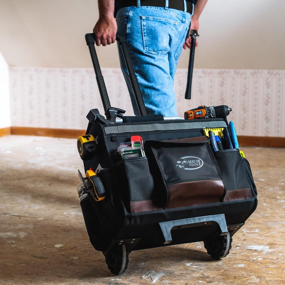 DEAD ON TOOLS 18 in. Rolling Tool Tote with Extended Handle 11 DEAD ON TOOLS 18 in. Rolling Tool Tote with Extended Handle - Image 9