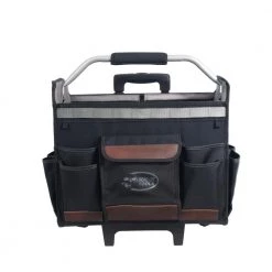 DEAD ON TOOLS 18 in. Rolling Tool Tote with Extended Handle
