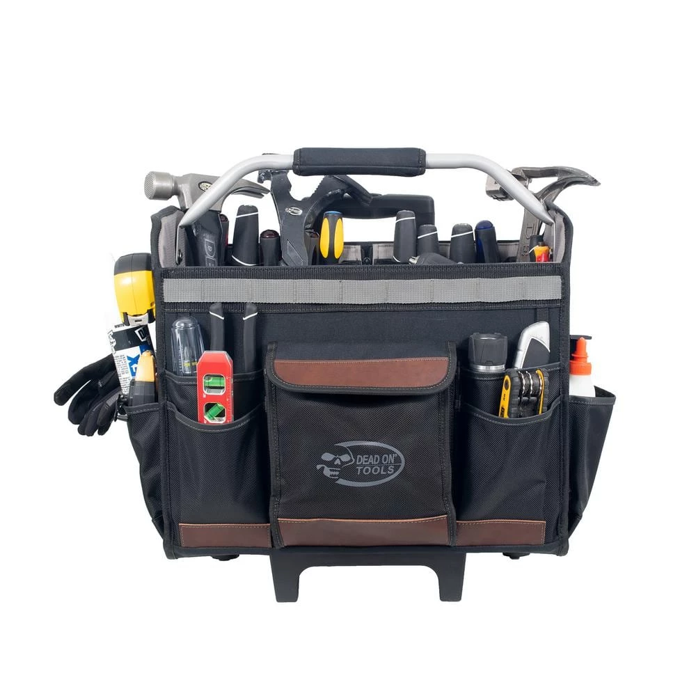 DEAD ON TOOLS 18 in. Rolling Tool Tote with Extended Handle 15 DEAD ON TOOLS 18 in. Rolling Tool Tote with Extended Handle - Image 13