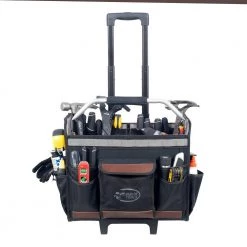 DEAD ON TOOLS 18 in. Rolling Tool Tote with Extended Handle 27 DEAD ON TOOLS 18 in. Rolling Tool Tote with Extended Handle -Tool Storage Online Shop black dead on tools tool bags do roller fa 1000