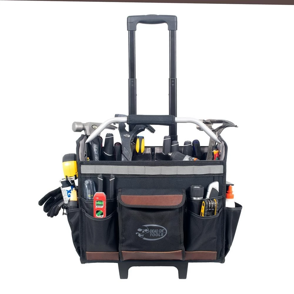 DEAD ON TOOLS 18 in. Rolling Tool Tote with Extended Handle 14 DEAD ON TOOLS 18 in. Rolling Tool Tote with Extended Handle - Image 12