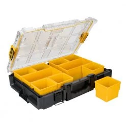 DEWALT ToughSystem 2.0 10-Compartment Deep Small Parts Organizer 10 DEWALT ToughSystem 2.0 10-Compartment Deep Small Parts Organizer -Tool Storage Online Shop black dewalt modular tool storage systems dwst08040 66 1000