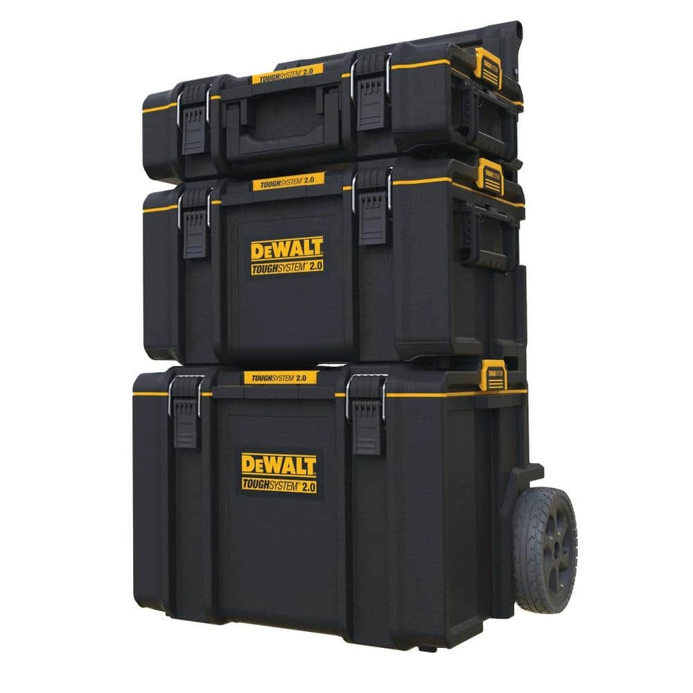 DEWALT TOUGHSYSTEM 2.0 Small Tool Box with Bonus 22 in. Medium Tool Box and 24 in. Mobile Tool Box (3-Piece Set) 3 DEWALT TOUGHSYSTEM 2.0 Small Tool Box with Bonus 22 in. Medium Tool Box and 24 in. Mobile Tool Box (3-Piece Set)