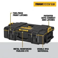 DEWALT TOUGHSYSTEM 2.0 Small Tool Box with Bonus Medium Tool Box, Mobile Tool Box and Mechanic Tool Set (226-Piece) w/ Tool Box 17 DEWALT TOUGHSYSTEM 2.0 Small Tool Box with Bonus Medium Tool Box, Mobile Tool Box and Mechanic Tool Set (226-Piece) w/ Tool Box -Tool Storage Online Shop black dewalt modular tool storage systems dwst08165w0506h 40 1000