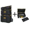 DEWALT TOUGHSYSTEM 2.0 Small Tool Box with Bonus Medium Tool Box, Mobile Tool Box and Mechanic Tool Set (226-Piece) w/ Tool Box -Tool Storage Online Shop black dewalt modular tool storage systems dwst08165w0506h 64 1000