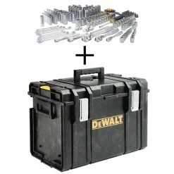 DEWALT TOUGHSYSTEM 2.0 Small Tool Box with Bonus Medium Tool Box, Mobile Tool Box and Mechanic Tool Set (226-Piece) w/ Tool Box 27 DEWALT TOUGHSYSTEM 2.0 Small Tool Box with Bonus Medium Tool Box, Mobile Tool Box and Mechanic Tool Set (226-Piece) w/ Tool Box -Tool Storage Online Shop black dewalt modular tool storage systems dwst08165w0506h 76 1000