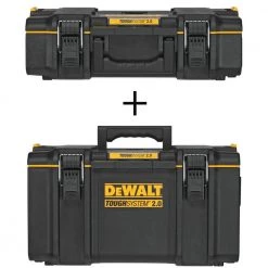 DEWALT TOUGHSYSTEM 2.0 22 in. Small Tool Box with Bonus 22 in. Medium Tool Box