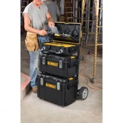 DEWALT TOUGHSYSTEM 9.6 in. 0-Drawer Utility Cart Tool Box Carrier -Tool Storage Online Shop black dewalt modular tool storage systems dwst08210 1f 1000