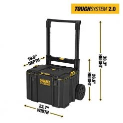 DEWALT TOUGHSYSTEM 2.0 24 in. Mobile Tool Box -Tool Storage Online Shop black dewalt modular tool storage systems dwst08450 a0 1000
