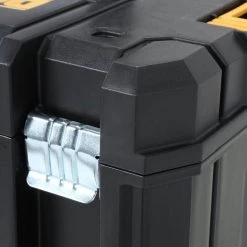 DEWALT TSTAK VI 17 in. Stackable Deep Tool Storage Box -Tool Storage Online Shop black dewalt modular tool storage systems dwst17806 a0 1000
