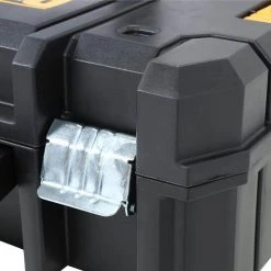 DEWALT TSTAK II 13 in. Stackable Flat Top Tool Storage Case 12 DEWALT TSTAK II 13 in. Stackable Flat Top Tool Storage Case -Tool Storage Online Shop black dewalt modular tool storage systems dwst17807 40 1000