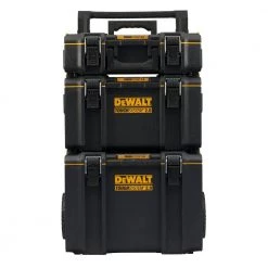 DEWALT ToughSystem 2.0 24 in. Tower Tool Box System (3-Piece Set) -Tool Storage Online Shop black dewalt modular tool storage systems dwst60437 a0 1000