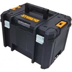 DEWALT TSTAK VI 17 in. Tool Box, TSTAK II Tool Box, TSTAK III Organizer and Trolley Storage System Combo Set (4 Components) -Tool Storage Online Shop black dewalt modular tool storage systems dwtstak08 1f 1000