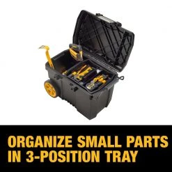 DEWALT 25 in. 15 Gal. Mobile Tool Box -Tool Storage Online Shop black dewalt portable tool boxes dwst33090 40 1000
