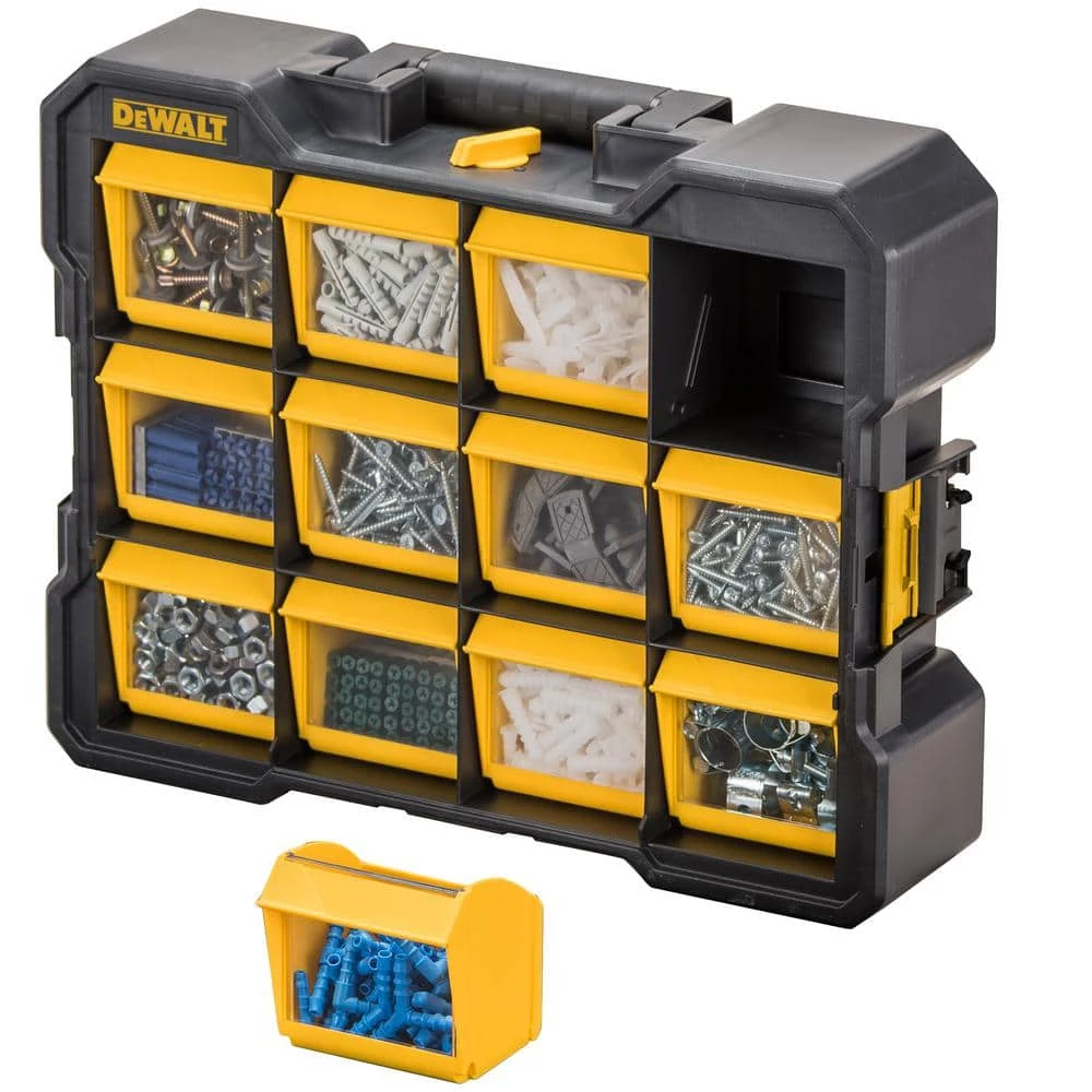 DEWALT 12-Compartment Small Parts Organizer Flip Bin (2-Pack) 8 DEWALT 12-Compartment Small Parts Organizer Flip Bin (2-Pack) - Image 6