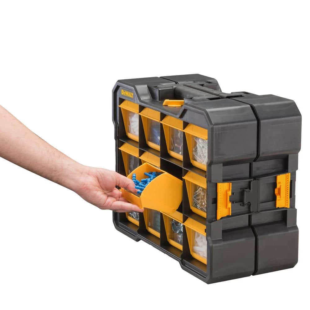 DEWALT 12-Compartment Small Parts Organizer Flip Bin (2-Pack) 6 DEWALT 12-Compartment Small Parts Organizer Flip Bin (2-Pack) - Image 4