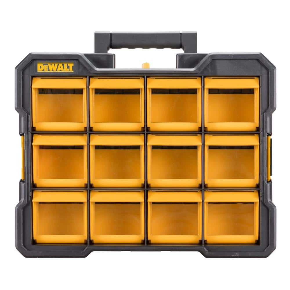 DEWALT 12-Compartment Small Parts Organizer Flip Bin (2-Pack) 4 DEWALT 12-Compartment Small Parts Organizer Flip Bin (2-Pack) - Image 2