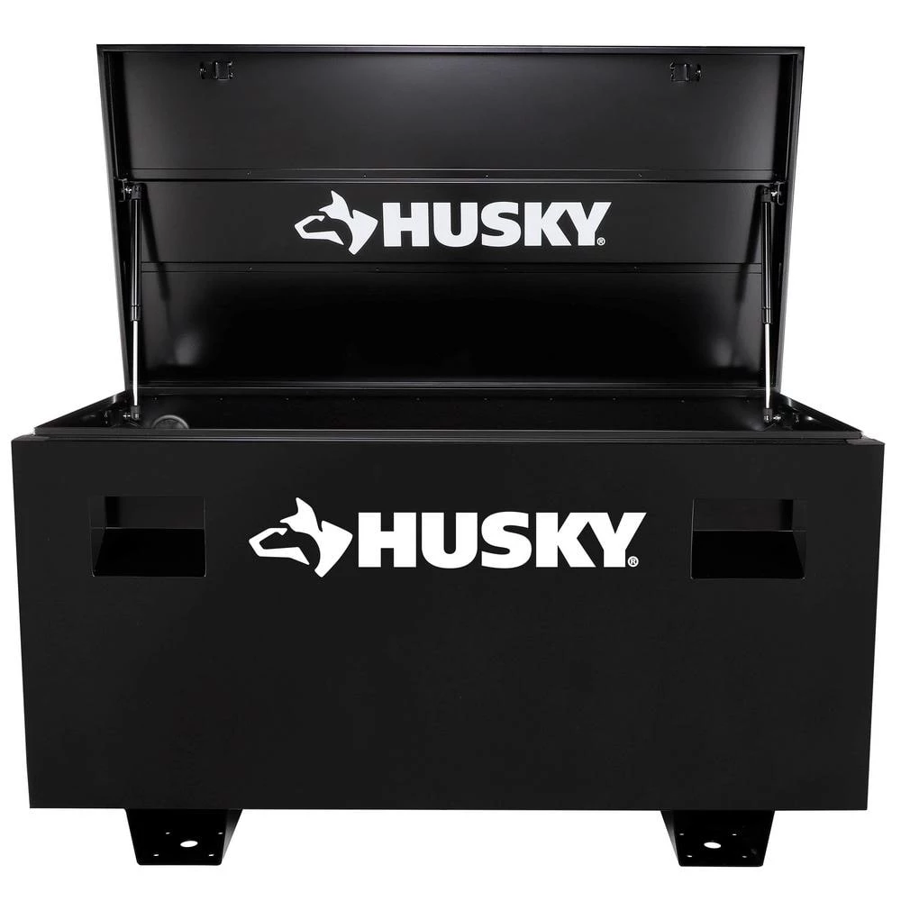 Husky 48 in. W x 24 in. D Steel Job Site Tool Box in Black 6 Husky 48 in. W x 24 in. D Steel Job Site Tool Box in Black - Image 4