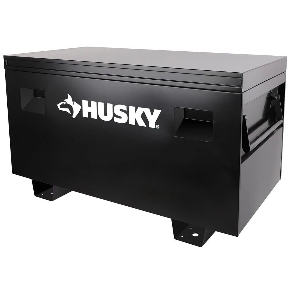 Husky 48 in. W x 24 in. D Steel Job Site Tool Box in Black 4 Husky 48 in. W x 24 in. D Steel Job Site Tool Box in Black - Image 2