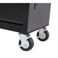 Husky 42 in. W x 18.1 in. D 8-Drawer Black Mobile Workbench Cabinet with Solid Wood Top -Tool Storage Online Shop black husky mobile workbenches h42mwc8blk c3 1000