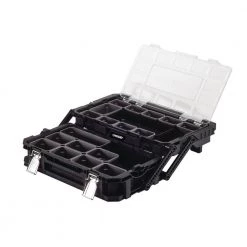 Husky 22 in. 22-Compartment Connect Cantilever Organizer for Small Parts Organizer -Tool Storage Online Shop black husky modular tool storage systems 230379 1f 1000