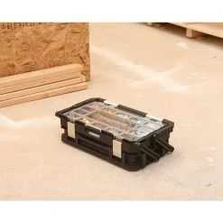 Husky 22 in. 22-Compartment Connect Cantilever Organizer for Small Parts Organizer -Tool Storage Online Shop black husky modular tool storage systems 230379 40 1000