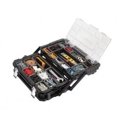 Husky 22 in. 22-Compartment Connect Cantilever Organizer for Small Parts Organizer -Tool Storage Online Shop black husky modular tool storage systems 230379 44 1000