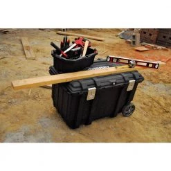Husky 37 in. Rolling Tool Box Utility Cart Black -Tool Storage Online Shop black husky portable tool boxes 209261 c3 1000