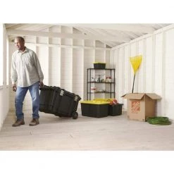 Husky 37 in. Rolling Tool Box Utility Cart Black -Tool Storage Online Shop black husky portable tool boxes 209261 d4 1000