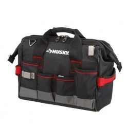 Husky 14 in. Large Mouth Tool Bag -Tool Storage Online Shop black husky tool bags 67125 02 1f 1000