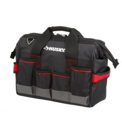 Husky 14 in. Large Mouth Tool Bag -Tool Storage Online Shop black husky tool bags 67125 02 44 1000