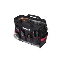 Husky 14 in. Large Mouth Tool Bag -Tool Storage Online Shop black husky tool bags 67125 02 c3 1000