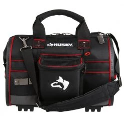 Husky 16 in. Large Mouth Tool Bag with Tool Wall 26 Husky 16 in. Large Mouth Tool Bag with Tool Wall -Tool Storage Online Shop black husky tool bags 67126 02 1f 1000