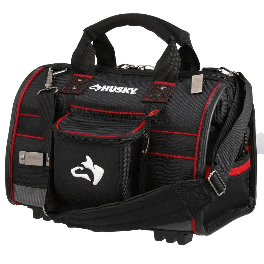 Husky 16 in. Large Mouth Tool Bag with Tool Wall 13 Husky 16 in. Large Mouth Tool Bag with Tool Wall - Image 11