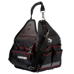 Husky 10 in. Electrician Tool Bag with Removable Tool Wall -Tool Storage Online Shop black husky tool bags 67128 02 44 1000