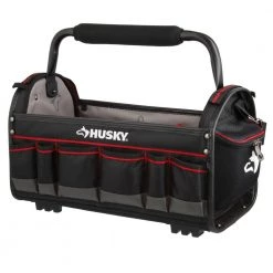 Husky 20 in. Pro Tool Tote with Removable Tool Wall -Tool Storage Online Shop black husky tool bags 67129 02 44 1000