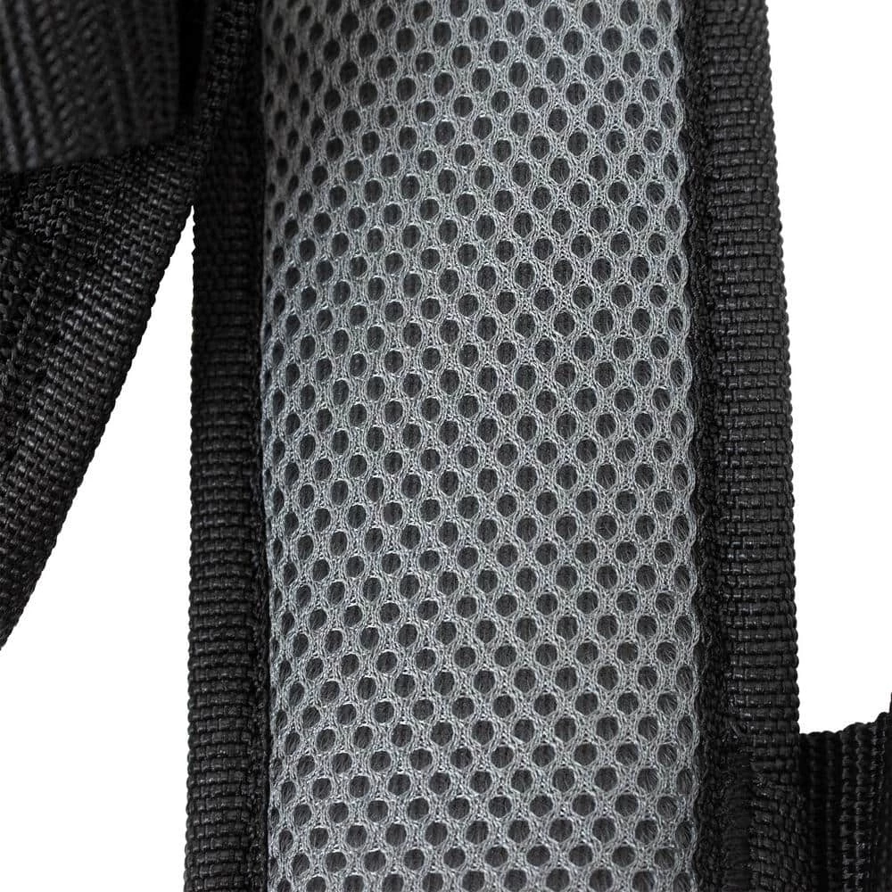 Husky 2-Bag 18 -Pocket Black Framer's Suspension Rig Work Tool Belt with Suspenders 5 Husky 2-Bag 18 -Pocket Black Framer's Suspension Rig Work Tool Belt with Suspenders - Image 3