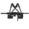 Husky 2-Bag 18 -Pocket Black Framer's Suspension Rig Work Tool Belt with Suspenders 2 Husky 2-Bag 18 -Pocket Black Framer's Suspension Rig Work Tool Belt with Suspenders -Tool Storage Online Shop black husky tool belts hd00116 th 64 1000