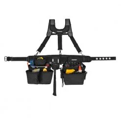 Husky 16-Pocket Black Carpenter's Tool Belt with Suspenders 14 Husky 16-Pocket Black Carpenter's Tool Belt with Suspenders -Tool Storage Online Shop black husky tool belts hd00144 c3 1000