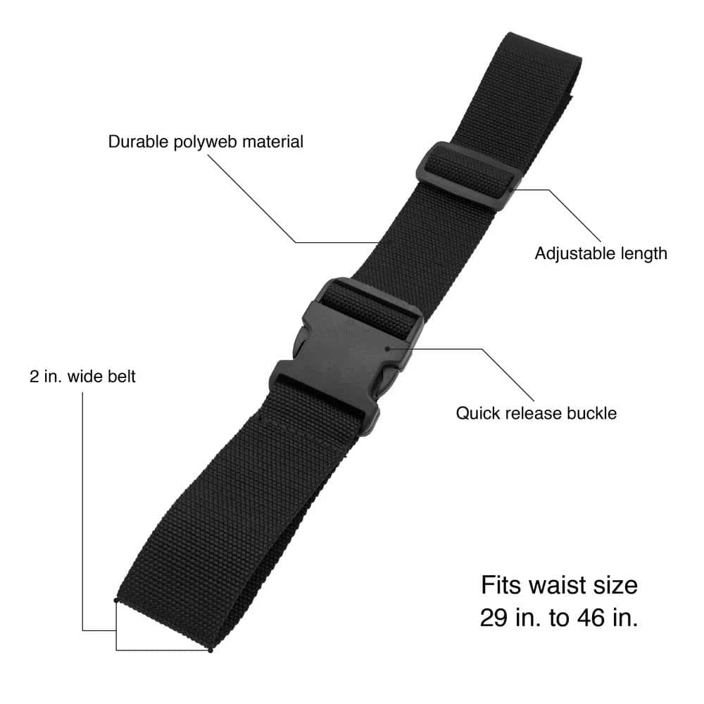 Husky 2 in. Quick Release Work Tool Belt 4 Husky 2 in. Quick Release Work Tool Belt - Image 2