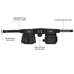 Husky 2-Bag 10-Pocket Black Contractor's Work Tool Belt 12 Husky 2-Bag 10-Pocket Black Contractor's Work Tool Belt -Tool Storage Online Shop black husky tool belts hd858759 th 40 1000
