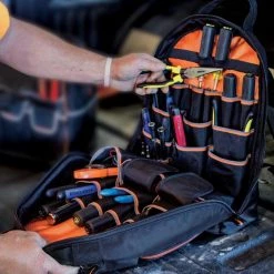 Klein Tools Tradesman Pro 17.5 in. Tool Gear Back Pack with 7-Piece Assorted Screwdriver Set 19 Klein Tools Tradesman Pro 17.5 in. Tool Gear Back Pack with 7-Piece Assorted Screwdriver Set -Tool Storage Online Shop black klein tools tool bags m2o41538kit 1d 1000