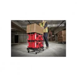 Milwaukee PACKOUT Dolly 24 in. x 18 in. Black Multi-Purpose Utility Cart 20 Milwaukee PACKOUT Dolly 24 in. x 18 in. Black Multi-Purpose Utility Cart -Tool Storage Online Shop black milwaukee modular tool storage systems 48 22 8410 1f 1000