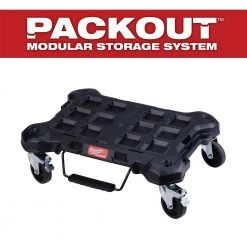 Milwaukee PACKOUT Dolly 24 in. x 18 in. Black Multi-Purpose Utility Cart 14 Milwaukee PACKOUT Dolly 24 in. x 18 in. Black Multi-Purpose Utility Cart -Tool Storage Online Shop black milwaukee modular tool storage systems 48 22 8410 40 1000