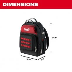 Milwaukee 15 in. Ultimate Jobsite Backpack 16 Milwaukee 15 in. Ultimate Jobsite Backpack -Tool Storage Online Shop black milwaukee tool bags 48 22 8201 40 1000