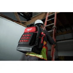 Milwaukee 15 in. Ultimate Jobsite Backpack with 25 ft. x 1 in. Compact Magnetic Tape Measure -Tool Storage Online Shop black milwaukee tool bags 48 22 8201 48 22 0325 31 1000