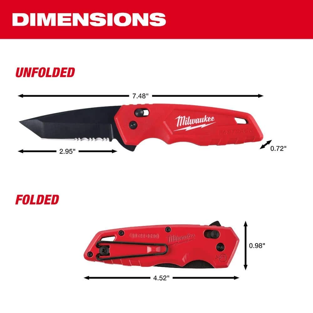 Milwaukee 15 in. Ultimate Jobsite Backpack with FASTBACK Stainless Steel Spring Assisted Folding Knife (2-Piece) 7 Milwaukee 15 in. Ultimate Jobsite Backpack with FASTBACK Stainless Steel Spring Assisted Folding Knife (2-Piece) - Image 5