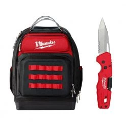 Milwaukee 15 in. Ultimate Jobsite Backpack with 5-in-1 Folding Knife