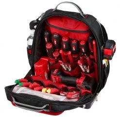 Milwaukee 15 in. Ultimate Jobsite Backpack with Screwdriver Set (6-Pieces) -Tool Storage Online Shop black milwaukee tool bags 48 22 8201 48 22 2706 1d 1000